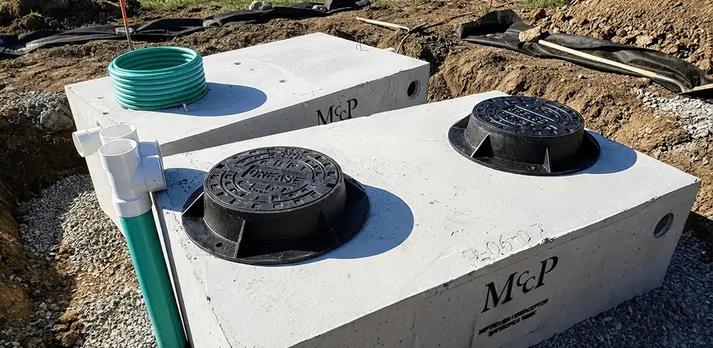 Grease trap installation unit set in place for drainage protection in El Paso, TX